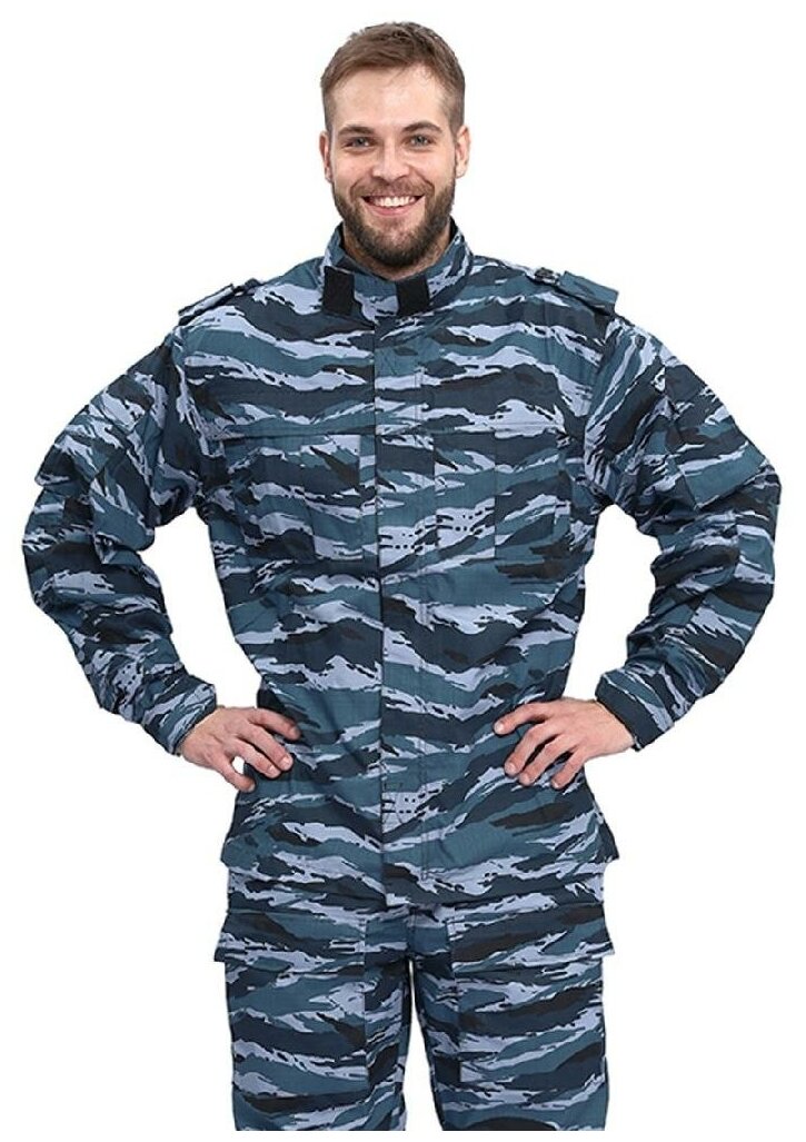 Костюм спецназ куртка/брюки цвет: кмф "Серый вихрь", ткань: Рип-Стоп, 56-58, 170-176