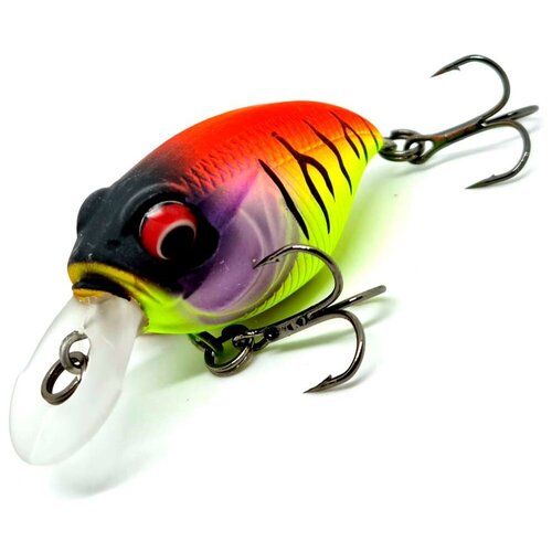 фото Воблер для рыбалки grows culture griffon 43мм 7гр / воблер рыболовный кренк / приманка на щуку, судака, окунь / приманка для спиннинга 100крючков