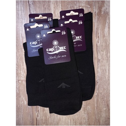фото Мужские носки сартэкс, 5 пар, 5 уп., классические, размер 38-40, черный