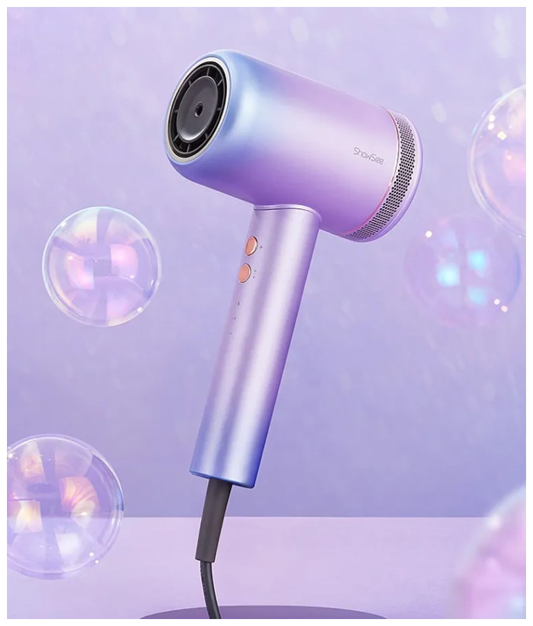 Фен для волос Xiaomi Mijia SHOWSEE A8-V(Violet) - фотография № 13