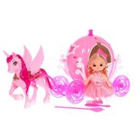 Кукла Сима-ленд Dreamful flying horse с каретой и лошадью, 10 см, 4485123 - изображение