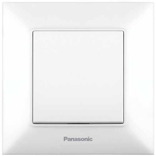 Выключатель Panasonic Arkedia Slim (WNTC00052WH-RU), белый выключатель panasonic arkedia slim wntc00432wh ru белый