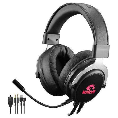 PC Игровая гарнитура Marvo HG9052 USB Gaming Headset звук 71 с подсветкой ПК 272000₽