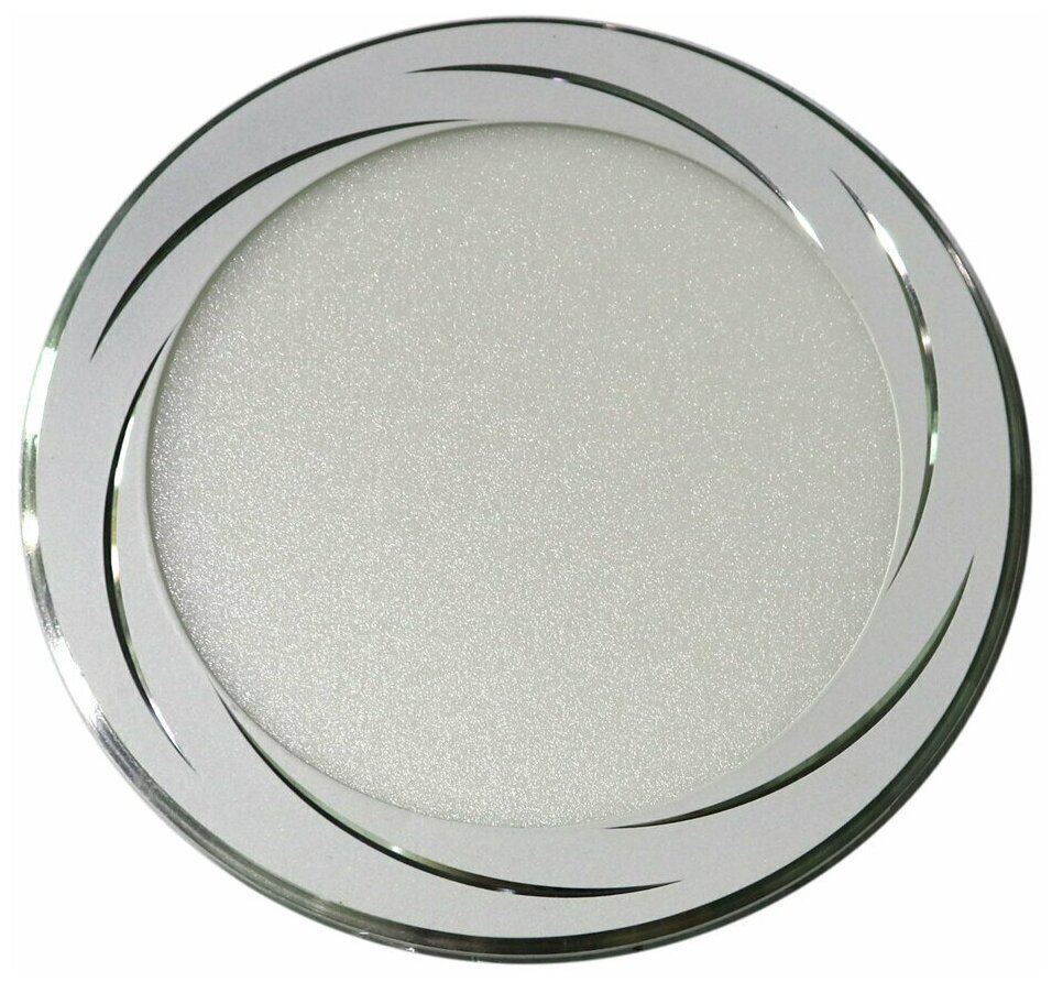 фото PA-04/15W 4200K-WH Светильник "Панель алюминий" Ø190mm цвет Белый, светодиодный встраиваемый