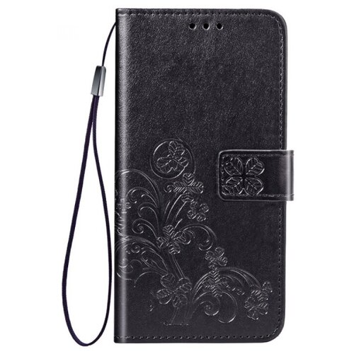 чехол книжка book art jack для xiaomi redmi note 9s note 9 pro note 9 pro max с принтом grand bull черный Чехол-книжка с узорами на магнитной застёжке для Xiaomi Redmi Note 9 Pro (Max) / 9S