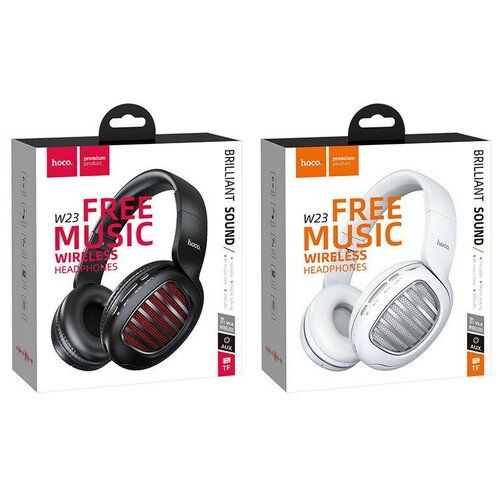Наушники W23 Bluetooth Brilliant HOCO черные 130000₽