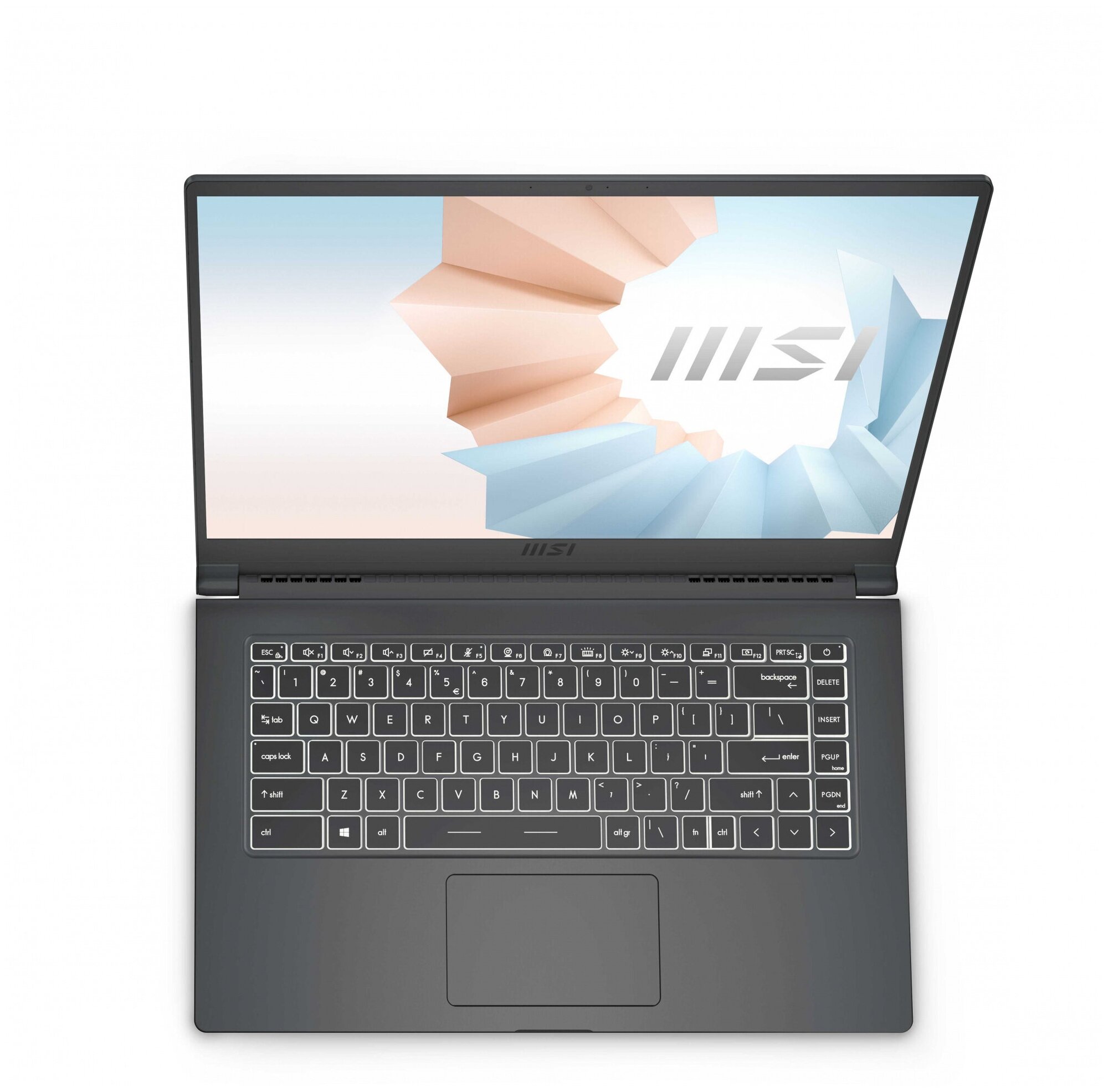 Ноутбук MSI Modern 15 A11MU-832RU, 15.6", IPS, Intel Core i5 1155G7 2.5ГГц, 8ГБ, 512ГБ SSD, Intel Iris Xe graphics , Windows 10, , серый - фото №11