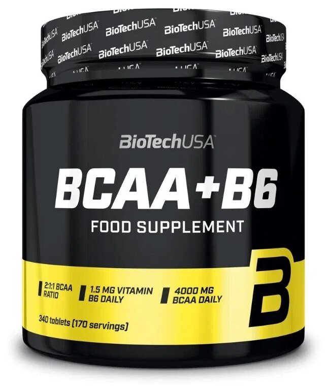 BioTechUSA BCAA+B6, 340 шт.