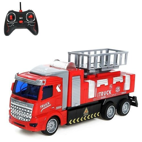 Машина радиоуправляемая Пожарная охрана, работает от батареек машина радиоуправляемая пожарная охрана работает от батареек