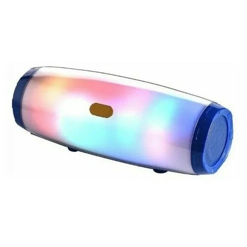 Портативная колонка портативная акустика беспроводная колонка bluetooth колонка световые эффекты microSD AUX синий Dike Technology 149000₽