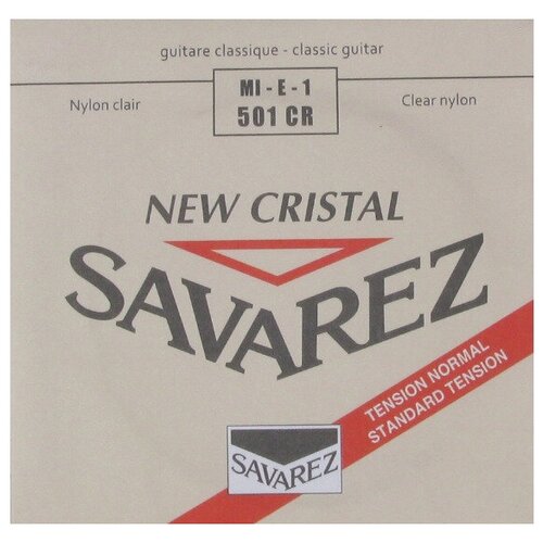 1-я струна для классической гитары - SAVAREZ 501 CR NEW CRISTAL (E-29)