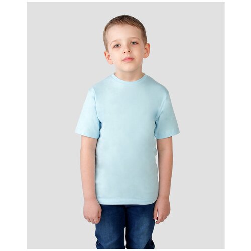 фото Футболка modern, размер 164, голубой