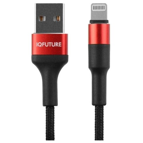 Аксессуар iQFuture Lightning - USB 2A 1.2m IQ-UL2A кабель iqfuture iq ul2a usb lightning 2a 1 2м черный