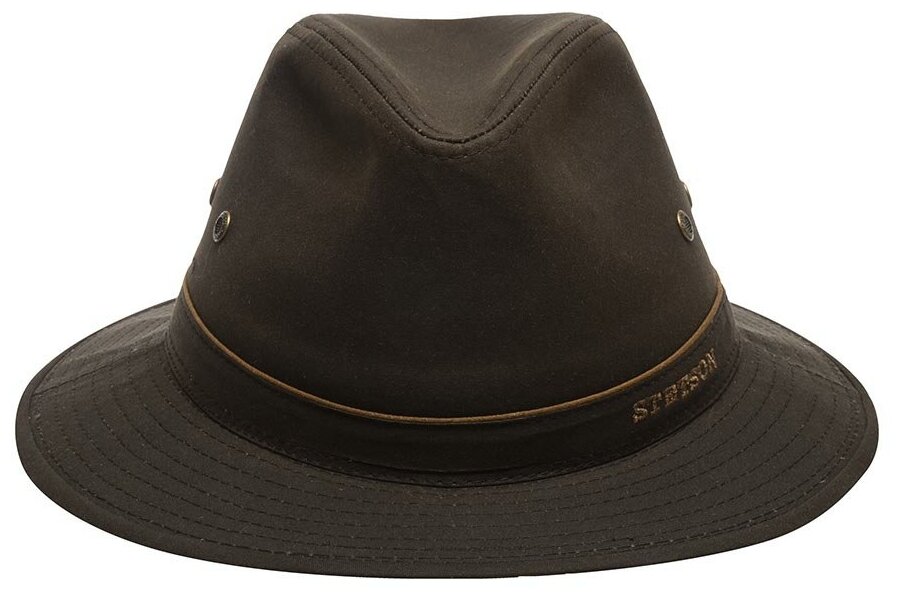 Шляпа федора STETSON 2541104 TRAVELLER WAXED COTTON 