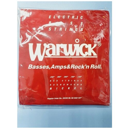 Струны для 5-струнной бас-гитары Warwick 46300ML5B струны для 5 струнной бас гитары warwick 46301 m 5b red label 45 135 warwick варвик