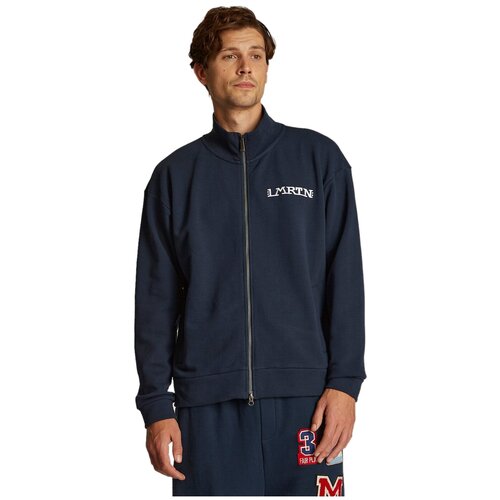 фото Толстовка мужская, la martina, артикул: tmf601, цвет: серый (01001), размер: xl