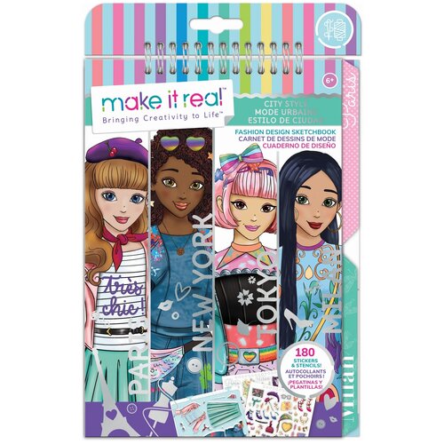 Альбом Make it Real для дизайна одежды с наклейками Городской стиль