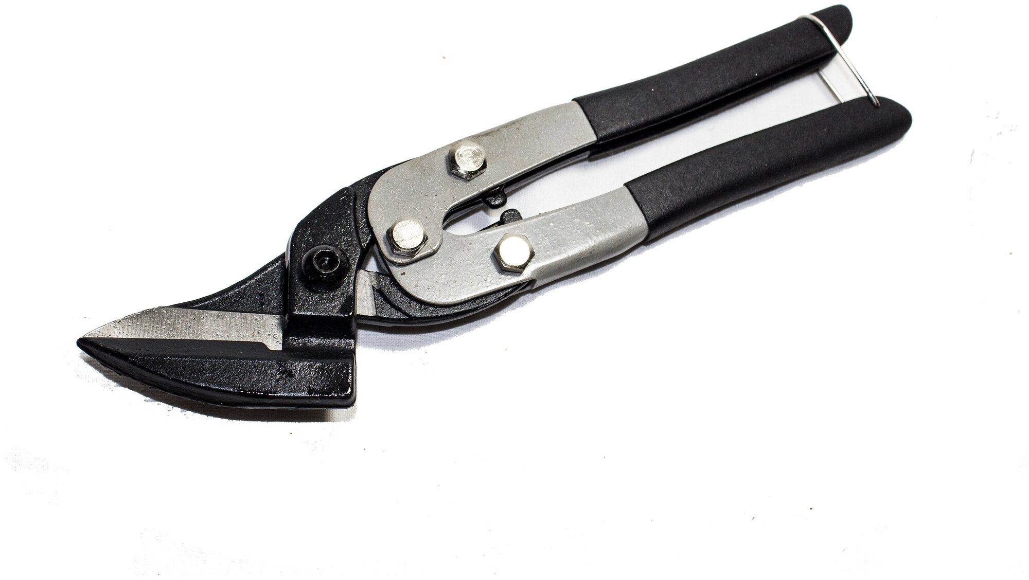 Ножницы по металлу проходные (высокоуглеродистая сталь прямой рез обливные ручки (Пеликан) тайваньский тип 275мм 888