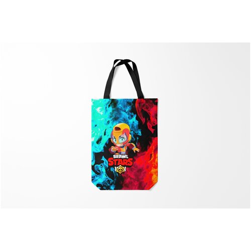 фото Сумка-шоппер / 31х42 см / геймерам / brawl stars max. burnettie