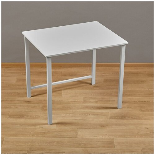 Компьютерный стол на металлокаркасе Эвнон 3WW белый ш86/г60