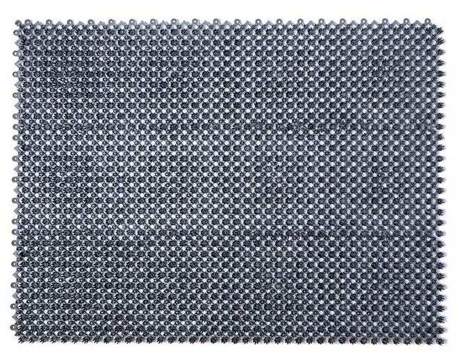 Покрытие ковровое щетинистое без основы «Травка», 40×53 см, цвет серый - фотография № 3