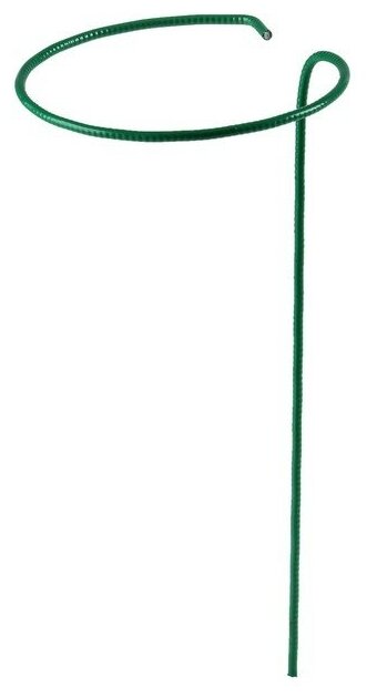 Кустодержатель для клубники, d = 15 см, h = 25 см, ножка d = 0,3 см, металл, зеленый - фотография № 1