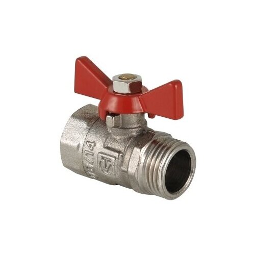 valtec кран шаровой 1 2 mm бабочка vt 219 n 04 36910 Кран шар. COMPACT, рукоятка бабочка 1/2 вн.-нар. | код. VT.093. N.04 | VALTEC (3шт. в упак.)