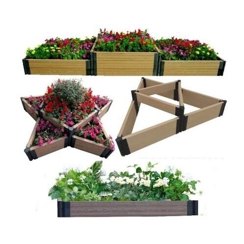 Грядка готовая из ДПК HOLZHOF теплая, 150*75*22,5 см, 899303