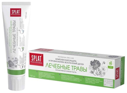 Зубная паста SPLAT Professional Лечебные травы, 100 мл, 6 шт.