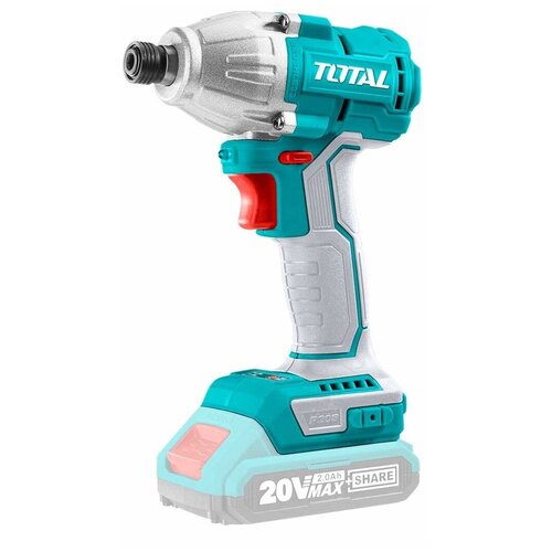 Аккумуляторный ударный шуруповерт Li-Ion 20V хвостовик 142 биты 3 гайки TOTAL 770000₽