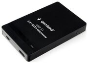 Внешний корпус для HDD 2.5" Gembird EE2-U31S-2, пластик, чёрный, USB Type-c
