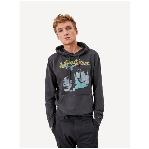 фото Толстовка мужская, q/s designed by s.oliver, артикул: 520.10.111.14.140.2107147, цвет: темно-серый (98d1), размер: xxl q/s by s.oliver