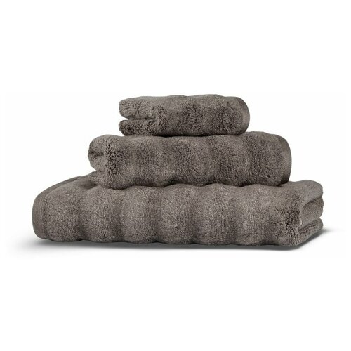 Полотенце махровое Ash Ribbed Hamam Brown (коричневый) 100x150