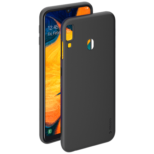 Чехол Deppa Gel Color Case для Samsung Galaxy A30 2019, Galaxy A20 2019, черный чехол deppa gel color case для samsung galaxy a70 2019 синий