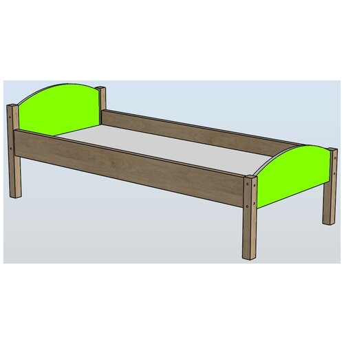 кровать комбинированная зеленая