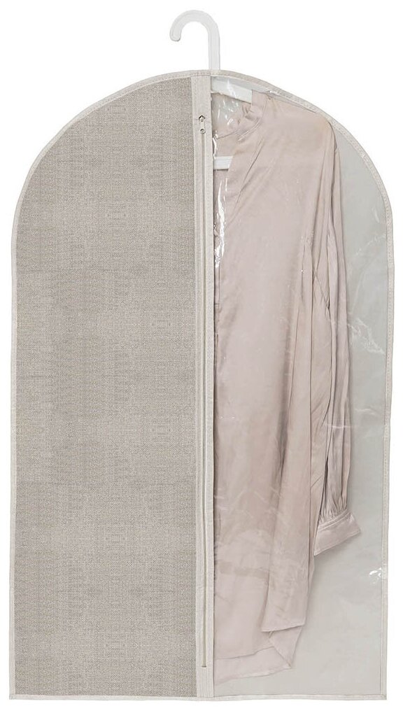 ЕГ/ Чехол для одежды Linen на молнии 60х100 см 1 шт.
