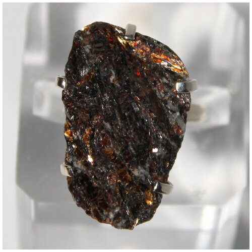 фото Кольцо с камнем астрофиллит "true stones"