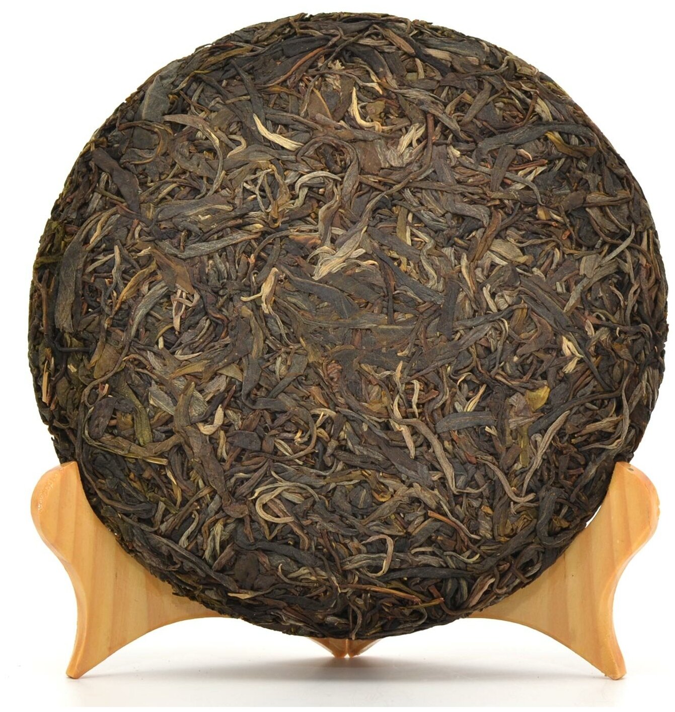 Чай Шен Пуэр Лао Бан Чжан 2014 год, блин 357 грамм, китайский элитный прессованный зеленый чай Пу Эр, лепешка высший сорт - фотография № 3