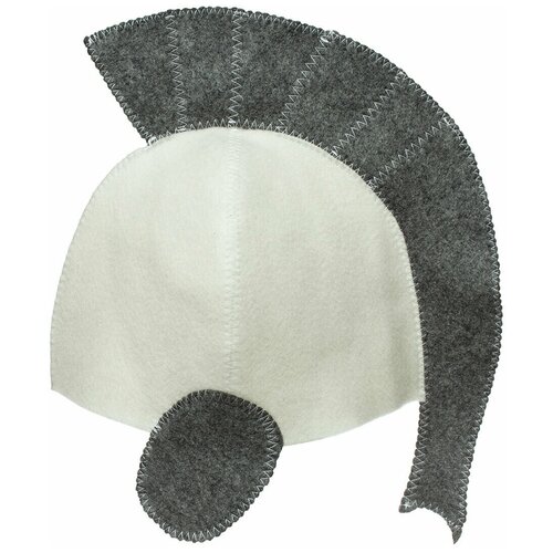 Шапка для бани И сауны гладиатор белая