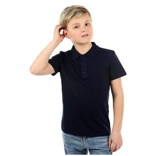 фото Футболка для мальчиков арт 11091-2, темно-синий, р. 140 n.o.a.