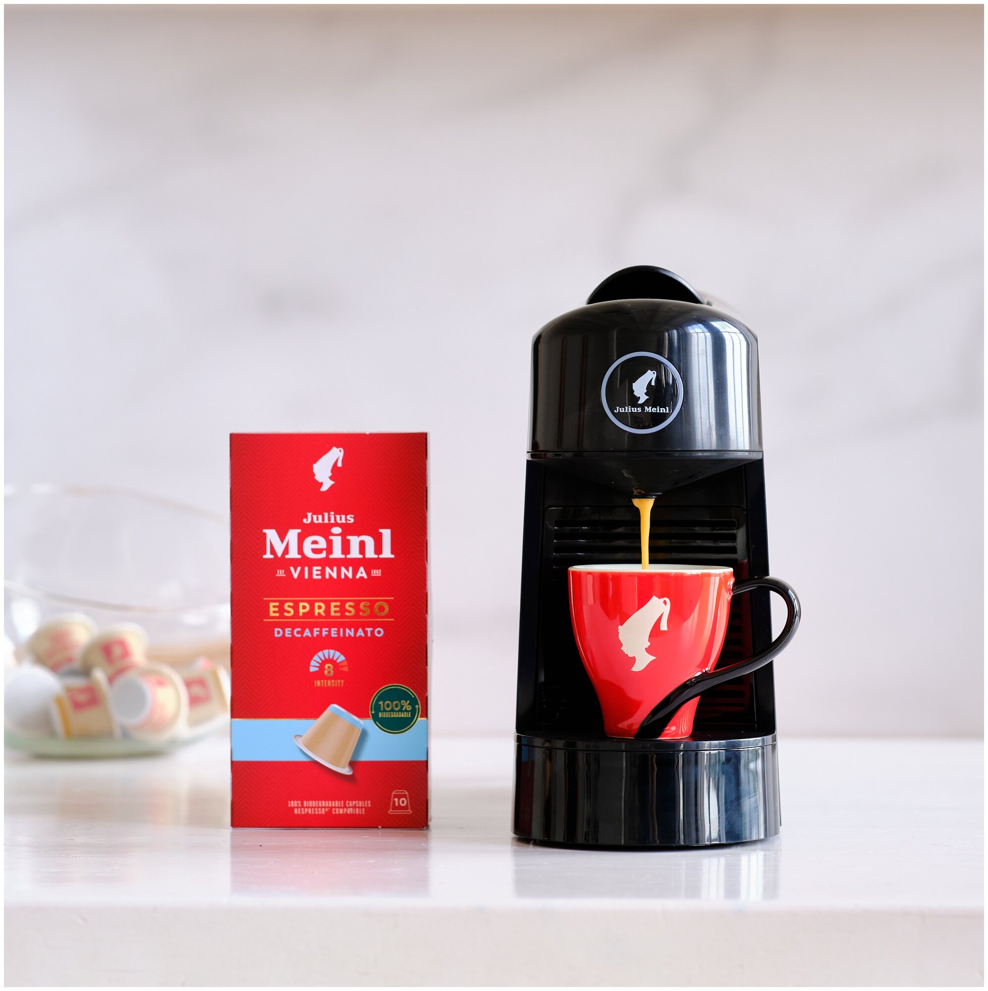 Кофе в капсулах Julius Meinl Espresso Decaf (Эспрессо Декаф), стандарта Nespresso, 4x10шт - фотография № 13