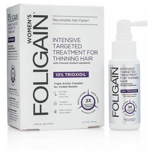 FOLIGAIN FOLIGAIN WOMEN'S Intensive Targeted Treatment For Thinning Hair 10% Trioxidil®, 59ml.
