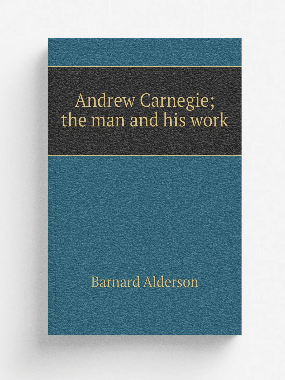 Andrew Carnegie; the man and his work | Barnard Alderson | Репринт