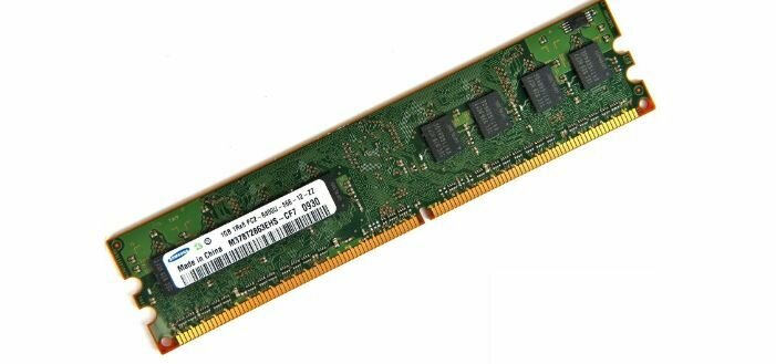 Оперативная память Samsung 1Gb PC2-6400 800Mhz DDR2