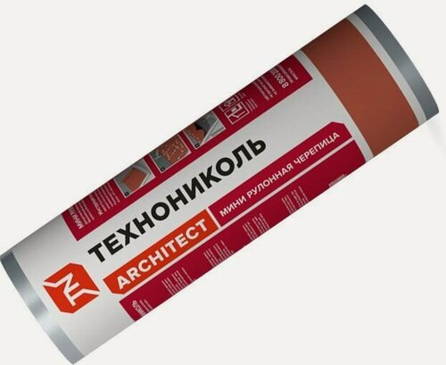 Изображение товара Технониколь Мини черепица гибкая 5000х500х3,5мм (2,5 кв. м.) красный