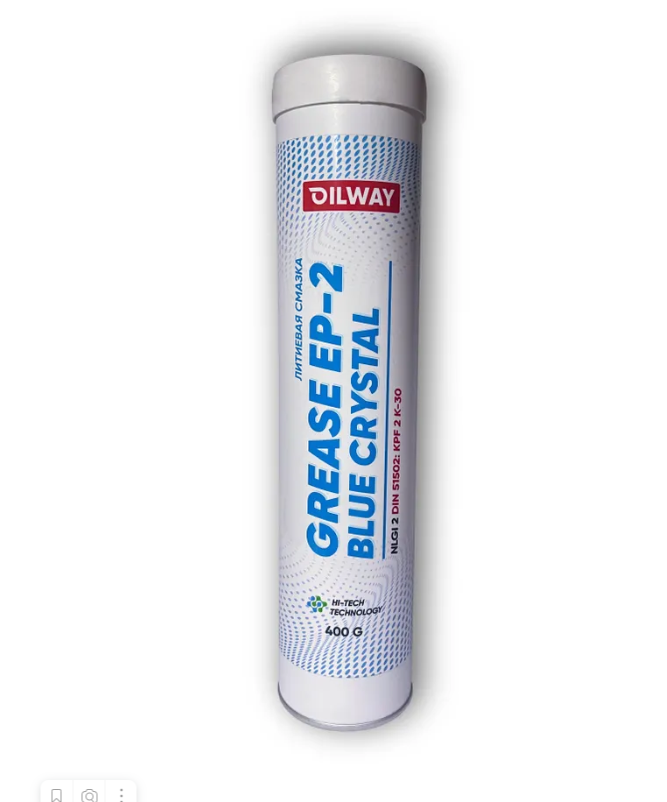 Описание Пластичная смазка Oilway Grease EP-2 Blue Crystal, 0,4KG