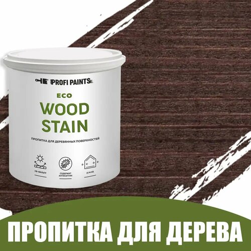 Пропитка для дерева с воском для наружных работ Profipaints Eco Wood Stain 0.9л Махагон