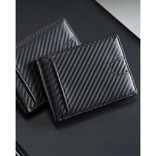 Портмоне Accessori, черный карбон