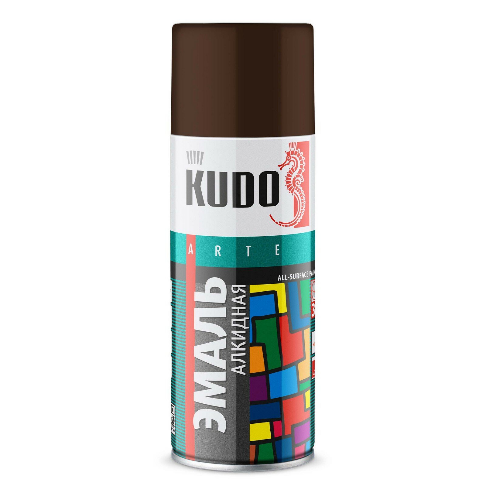 Краска KUDO коричневая 520 мл аэрозоль
