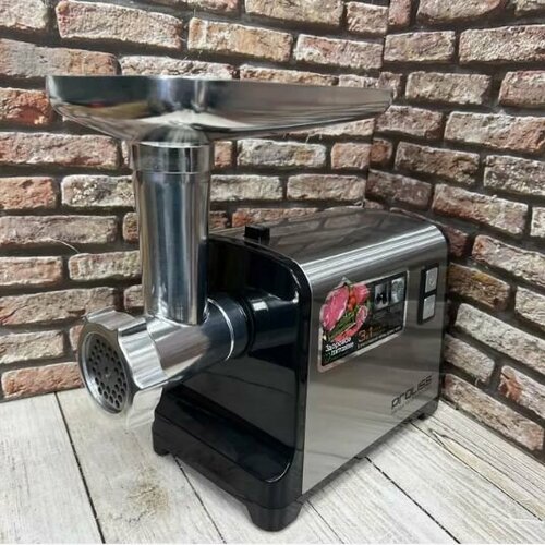 Мясорубка электрическая 3200 Вт 3 насадки Электромясорубка черный 870000₽